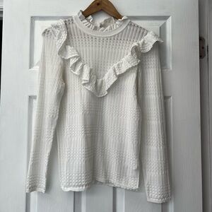 Sandro white sweater top